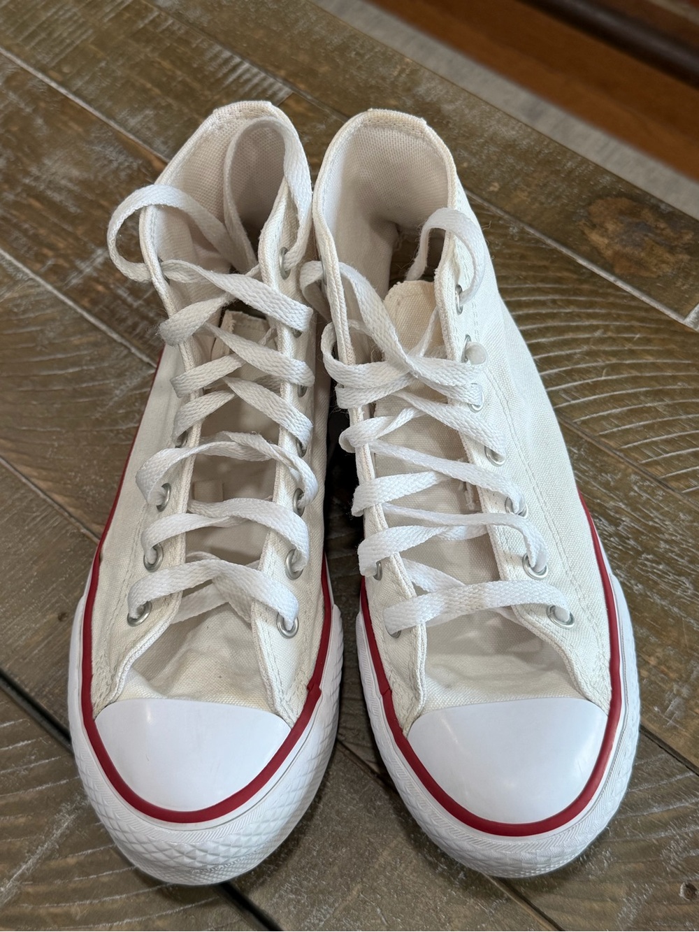 Converse Kids White/cream High-Top Sneakers -3youth- video in listing